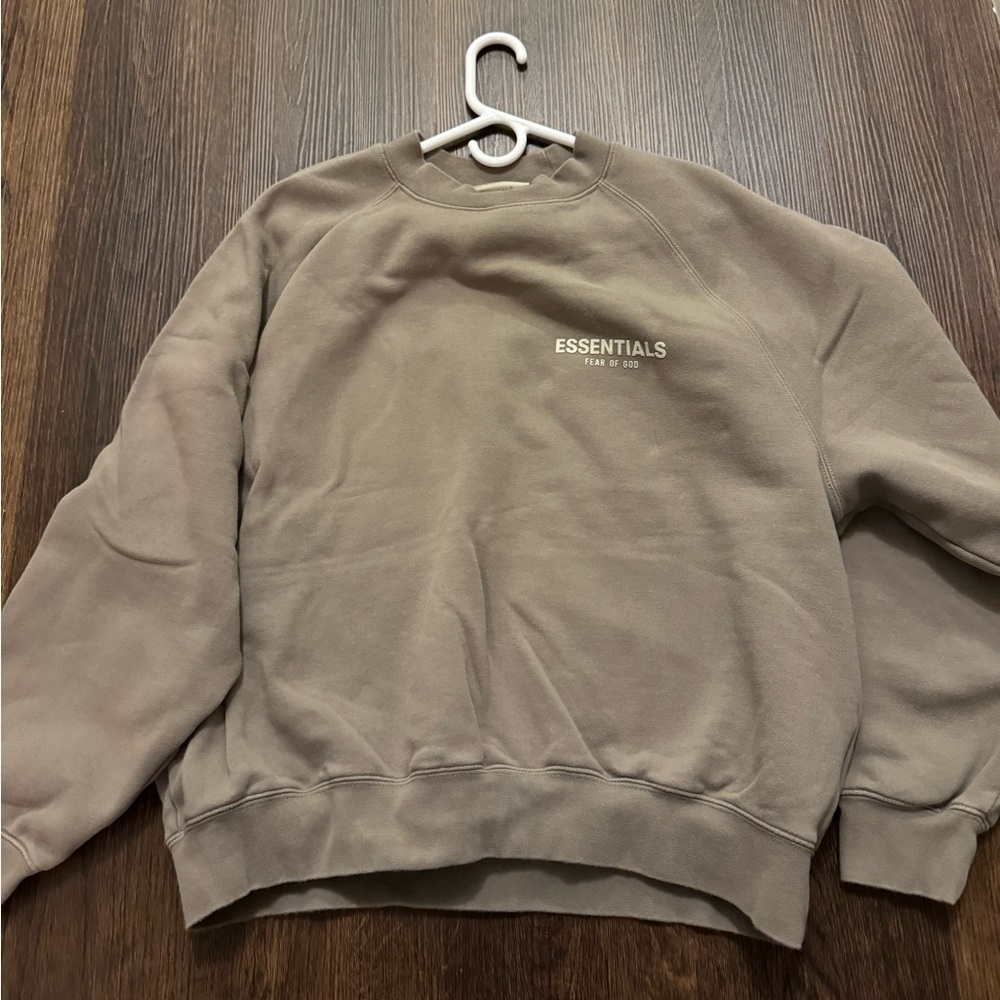 FEAR OF GOD ESSENTIALS
Taupe Cotton Sweatshirt